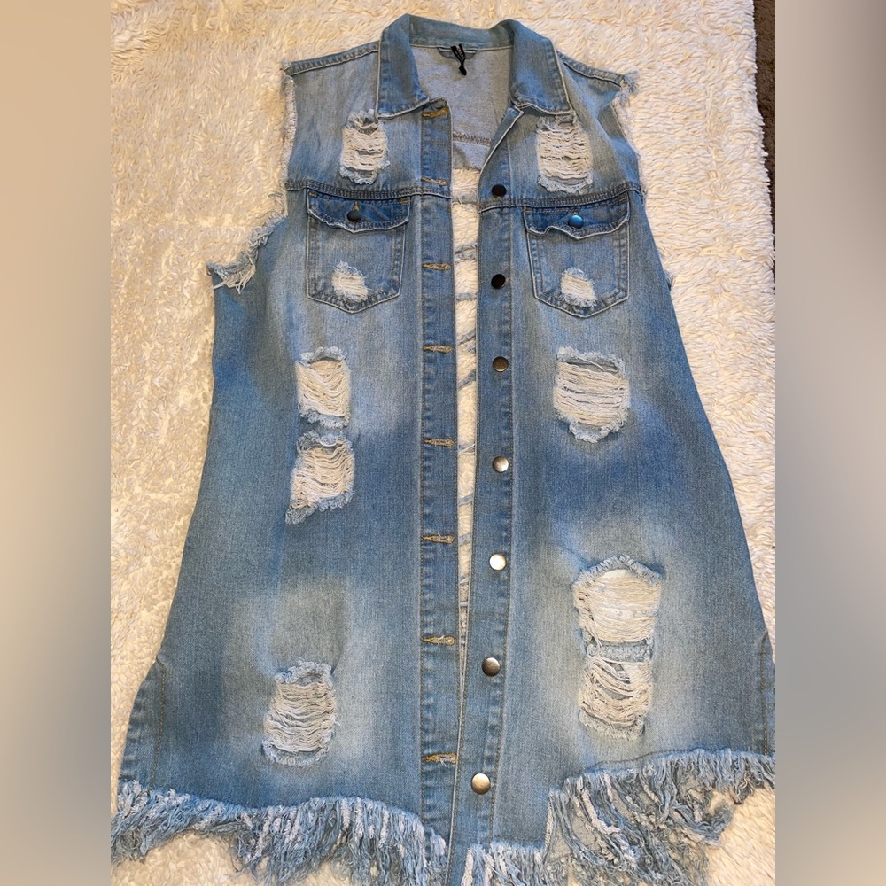 American Bazi Light Blue Denim Jacket